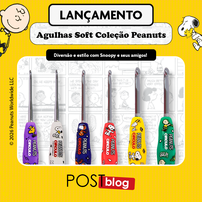 Lançamento Círculo: Agulhas Soft Coleção Peanuts